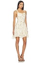 view 2 of 3 Claire Mini Dress in Carmel Off White