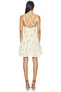 view 3 of 3 Claire Mini Dress in Carmel Off White