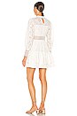 view 3 of 3 Annasia Broderie Dress in Chalk White