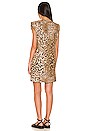 view 3 of 3 Leppo Gothic Coni Tank Dress in Leopard Yellow