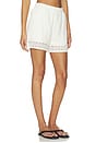 view 2 of 6 Elma Crochet Short in Mallow White