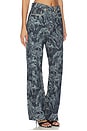 view 2 of 6 Blake Wide Leg in Printed Indigo