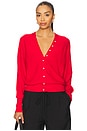 view 1 of 4 Honor Cardigan in Crimson Red