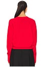view 3 of 4 Honor Cardigan in Crimson Red