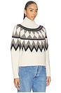 view 2 of 4 Tara Sweater in Chalk White & Grey