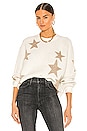view 1 of 5 Star Sweater in Oatmeal & Gold