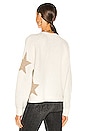view 3 of 5 Star Sweater in Oatmeal & Gold