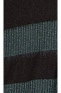 view 5 of 5 Lou Sparkle Sweater in Black & Forest Green