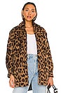 view 1 of 4 Sophie Leopard Jacket in Brown
