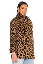 view 2 of 4 Sophie Leopard Jacket in Brown