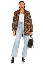 view 4 of 4 Sophie Leopard Jacket in Brown
