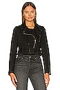 view 2 of 5 CHAQUETA MOTERA CORTA VAQUERA BALFERN in Washed Black
