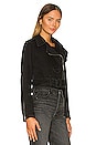 view 3 of 5 CHAQUETA MOTERA CORTA VAQUERA BALFERN in Washed Black