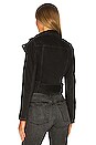 view 4 of 5 CHAQUETA MOTERA CORTA VAQUERA BALFERN in Washed Black
