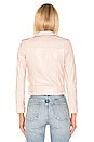 view 3 of 4 Balfern Biker Jacket in Powder Pink