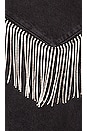view 5 of 5 Marlene Tassel Denim Jacket in Washed Black