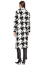 view 4 of 4 Mabel Houndstooth Coat in Black & White