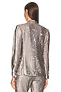 view 3 of 5 Leigh Sequin Blazer in Silver