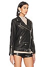 view 3 of 5 Billie Stud Biker Jacket in Black