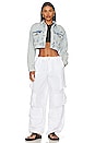 view 4 of 4 Cona Cropped Jacket in Light Indigo