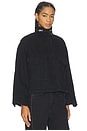 view 3 of 5 Clay Zip Jacket in Washed Black