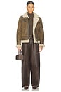 view 5 of 5 BLOUSON LOREL in Vintage Brown