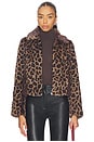 view 1 of 6 CHAQUETA SAYE in Leopard Brown