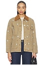 view 1 of 6 BLOUSON BEX DENIM in Vintage Sand Brown