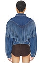 view 4 of 6 CHAQUETA MARLENE TASSEL in Dark Indigo