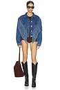 view 6 of 6 CHAQUETA MARLENE TASSEL in Dark Indigo