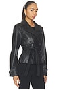 view 4 of 5 Okena Cropped Jacket in Black