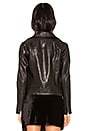 view 3 of 4 Dalby Leather Biker Jacket in Black