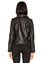 view 3 of 4 Balfern Leather Biker Jacket in Black