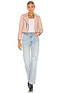view 4 of 4 Kaissa Biker Jacket in Peony Pink