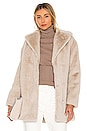 view 1 of 4 Amice Faux Fur Jacket in Alpaca White