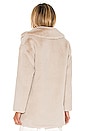 view 3 of 4 Amice Faux Fur Jacket in Alpaca White