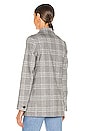 view 4 of 5 Astrid Check Blazer in Black/White