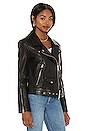 view 2 of 4 Luna Biker Jacket in Black