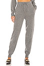 view 1 of 4 Olly Cashmere Jogger in Grey Marl