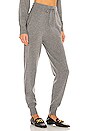 view 2 of 4 Olly Cashmere Jogger in Grey Marl