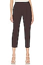view 1 of 4 Aleida Tri Trouser in Warm Cacao Brown