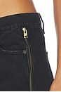 view 6 of 6 Frankie Zip Jean in Washed Black