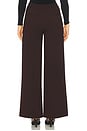 view 4 of 6 Aleida Wide Leg Trouser in Tawny Port Red