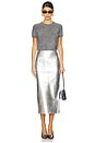 view 5 of 6 Renai Skirt in Silver