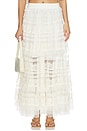 view 1 of 6 Arlea Tulle Skirt in Antique White