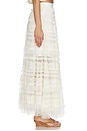 view 3 of 6 Arlea Tulle Skirt in Antique White
