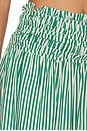 view 6 of 6 JUPE KALI MAXI in Apple Green & White