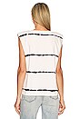 view 3 of 4 Coni Tystripe Tank in Chalk White