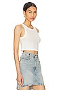 view 2 of 4 Rina Cropped Tank in Optic White