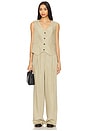 view 4 of 4 Averie Ten Waistcoat in Sage Green